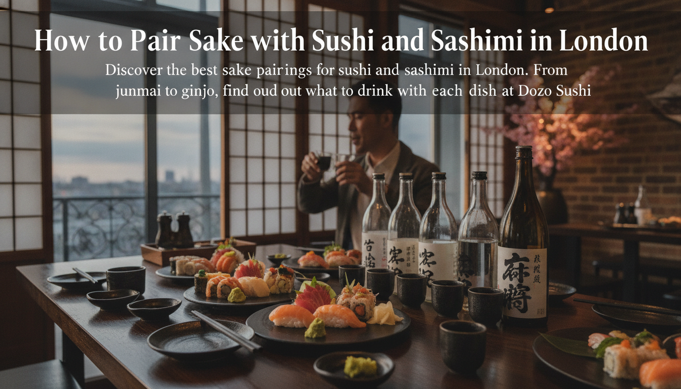 How to Pair Sake with Sushi and Sashimi in London
